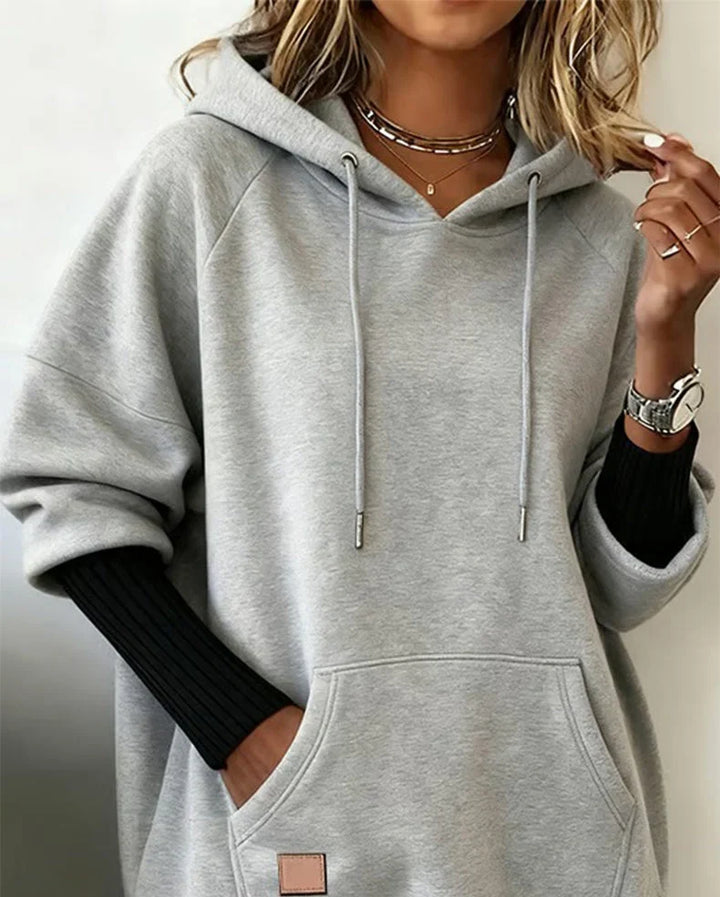 Everleigh | Bundled Long Sleeve Pocket Hoodie for Women