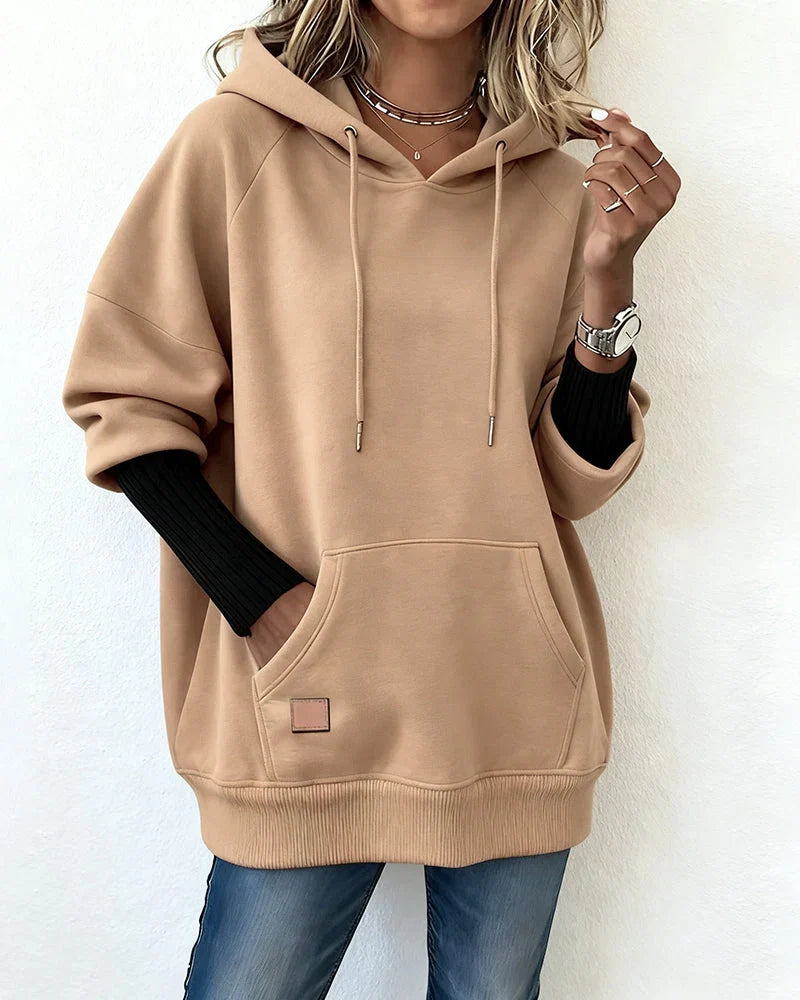 Everleigh | Bundled Long Sleeve Pocket Hoodie for Women