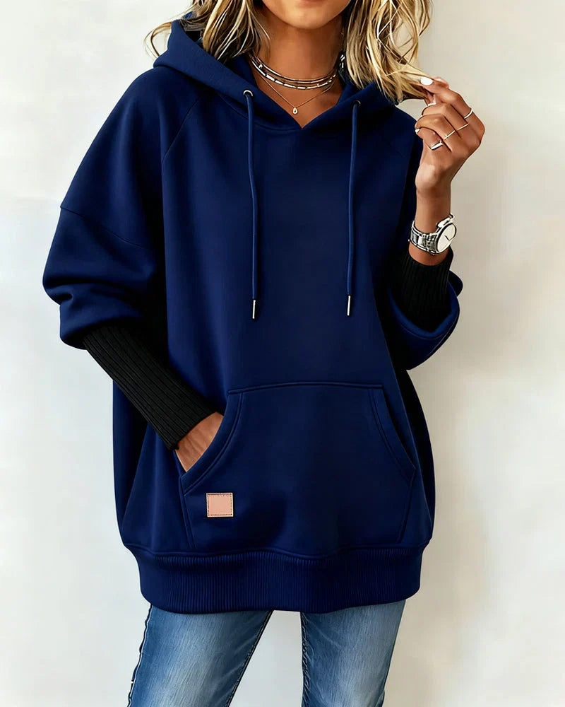 Everleigh | Bundled Long Sleeve Pocket Hoodie for Women