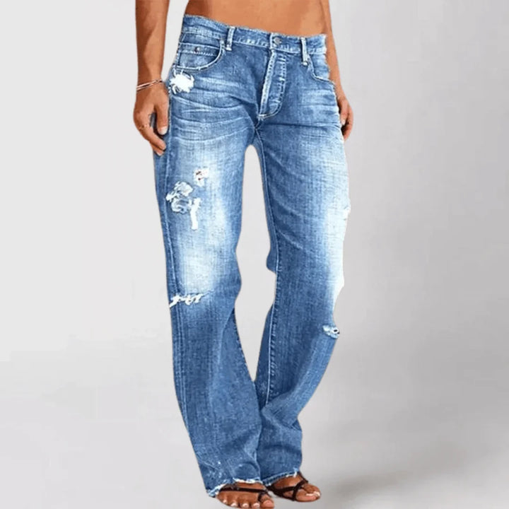 Anouk | Lean Low Rise Bootcut Jeans for Women