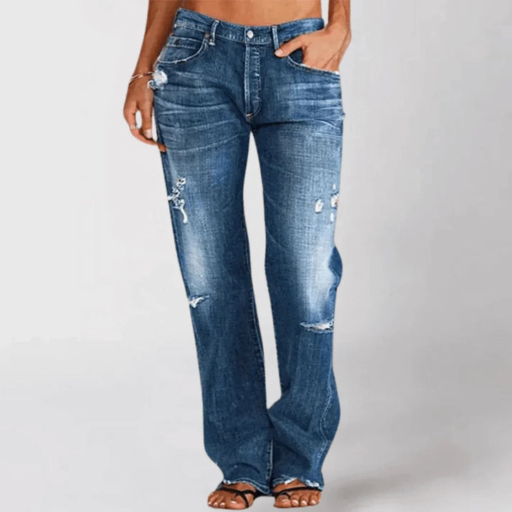 Anouk | Lean Low Rise Bootcut Jeans for Women