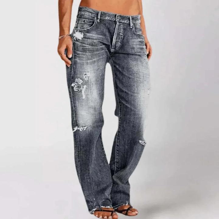 Anouk | Lean Low Rise Bootcut Jeans for Women