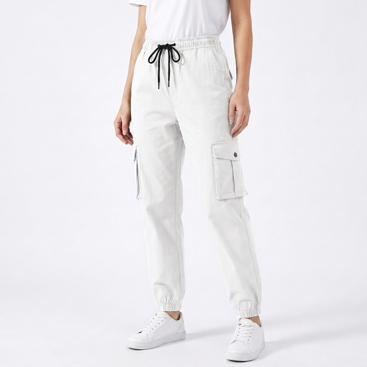 Millicent | Structured Tapered Cargo Pants for Women