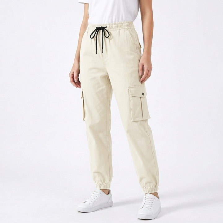 Millicent | Structured Tapered Cargo Pants for Women