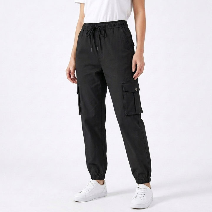 Millicent | Structured Tapered Cargo Pants for Women