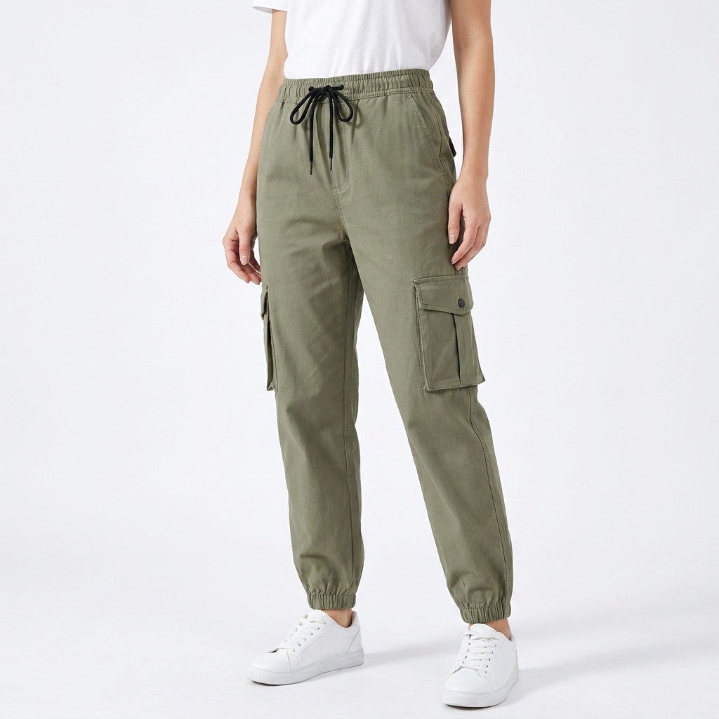 Millicent | Structured Tapered Cargo Pants for Women