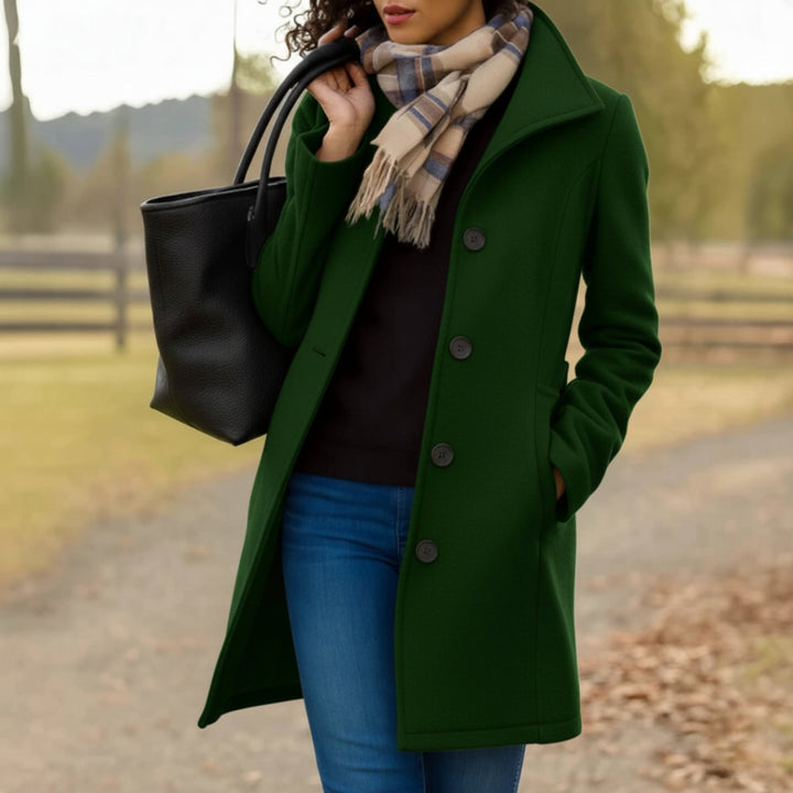 Juliette | Tailored Single-Breasted Wool Coat for Women