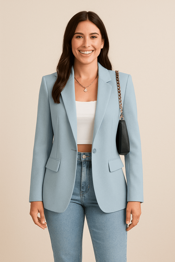 Delphine | Assured Notch Lapel Fitted Blazer for Women