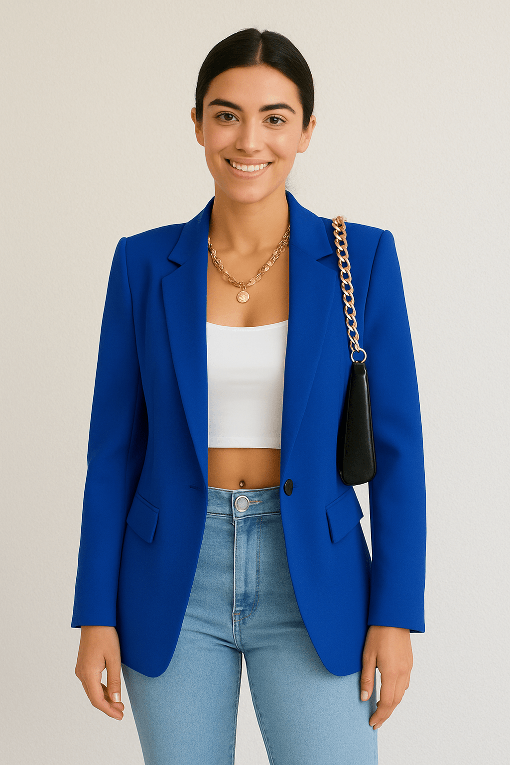 Delphine | Assured Notch Lapel Fitted Blazer for Women