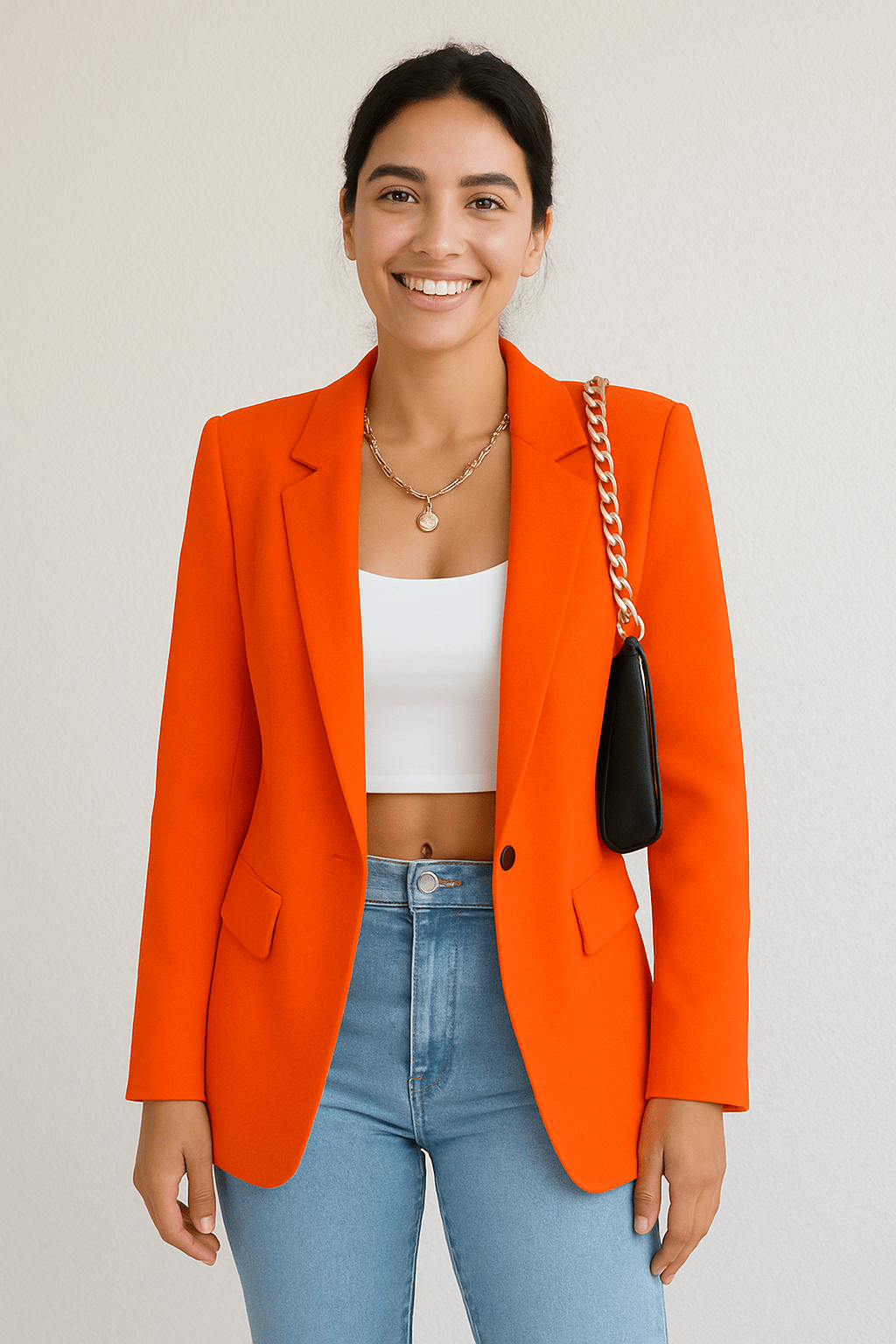 Delphine | Assured Notch Lapel Fitted Blazer for Women