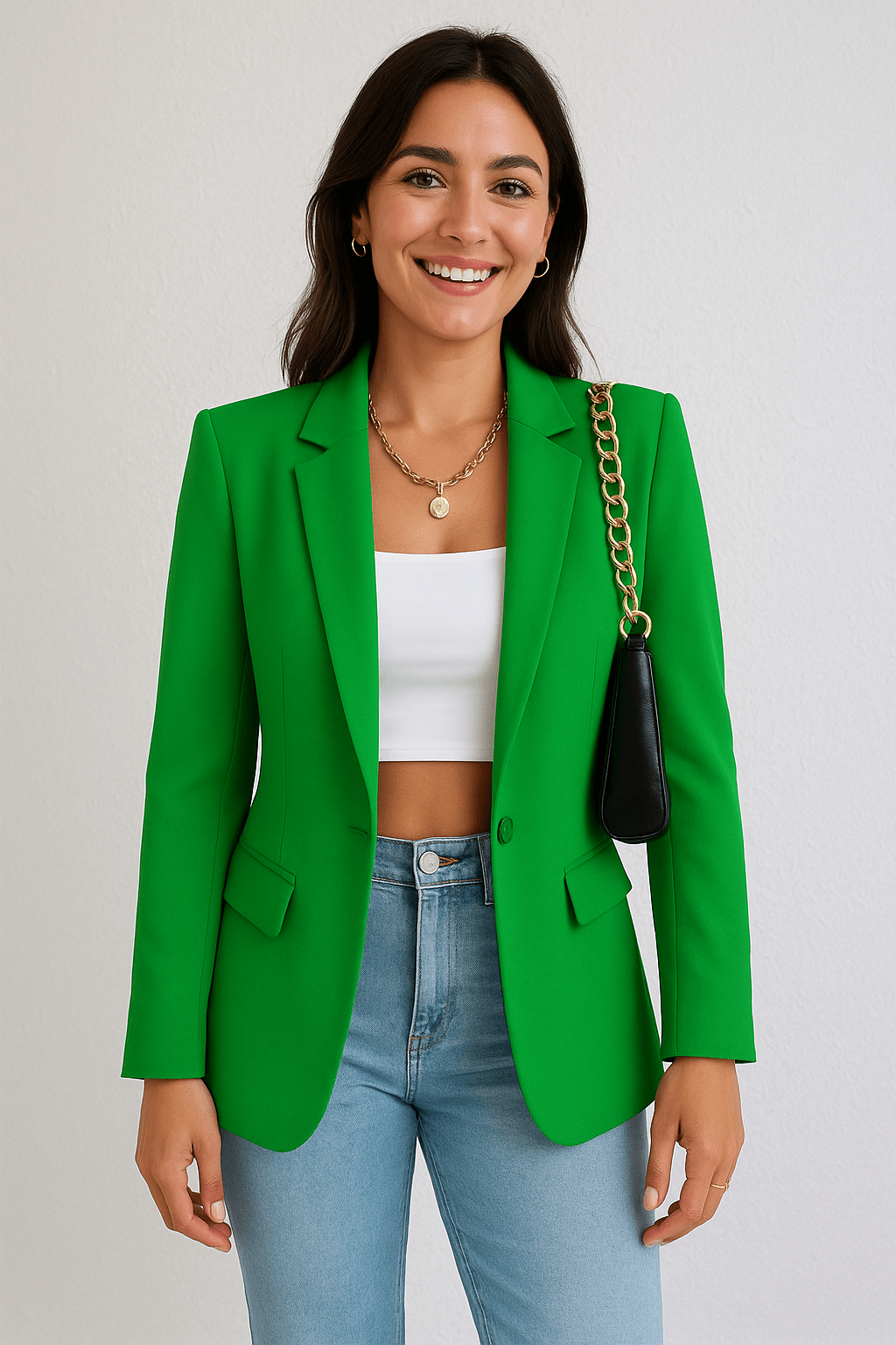 Delphine | Assured Notch Lapel Fitted Blazer for Women