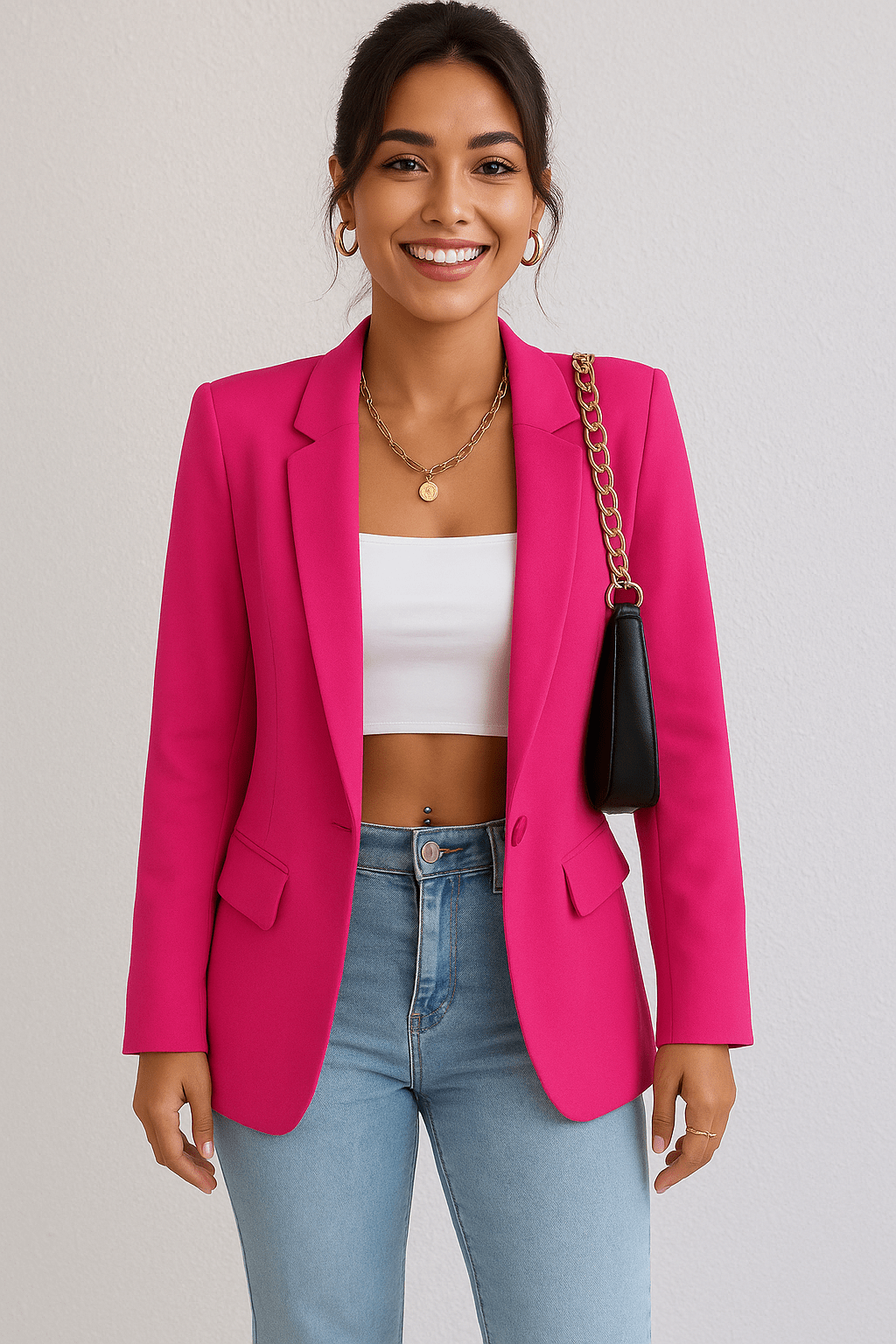 Delphine | Assured Notch Lapel Fitted Blazer for Women