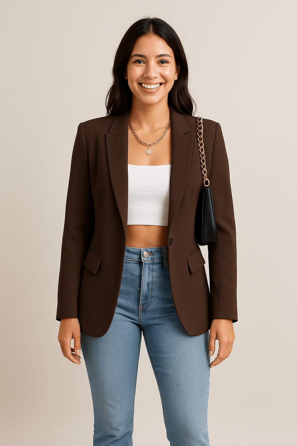 Delphine | Assured Notch Lapel Fitted Blazer for Women